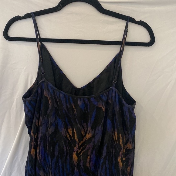 Rails Jennica Crepe Tie Dye Cami Sweetheart Neckline Tiered Midi Dress, Size XL - Picture 5 of 6